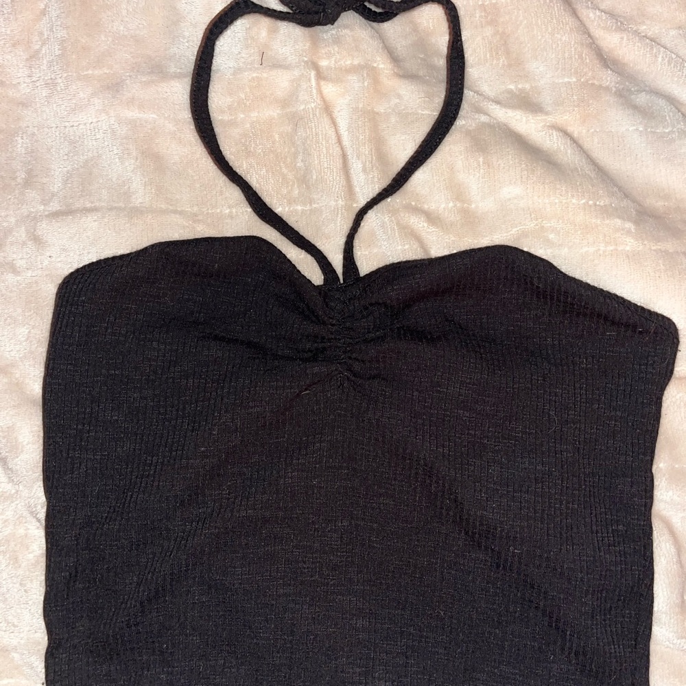 Tilly's Black Halter Tank Top